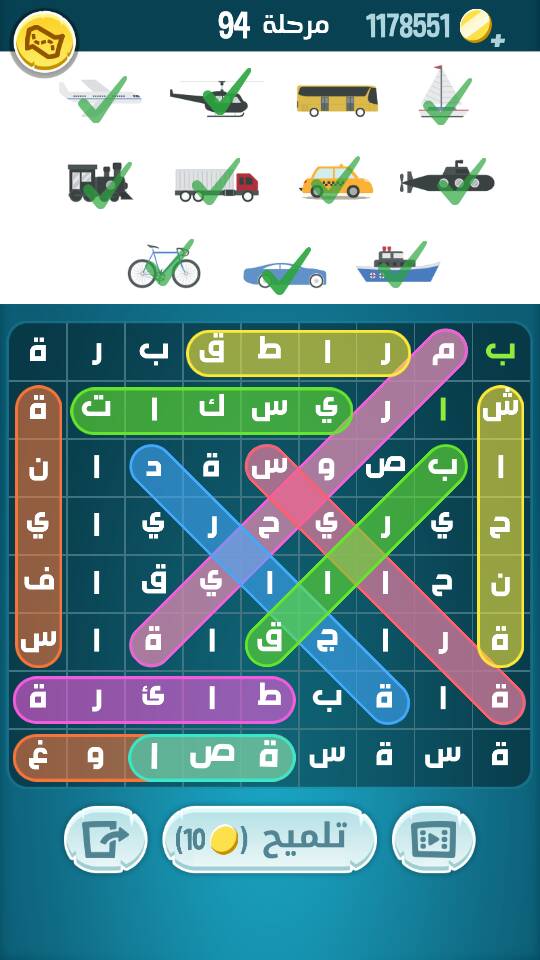 حل كلمات كراش مرحلة 94